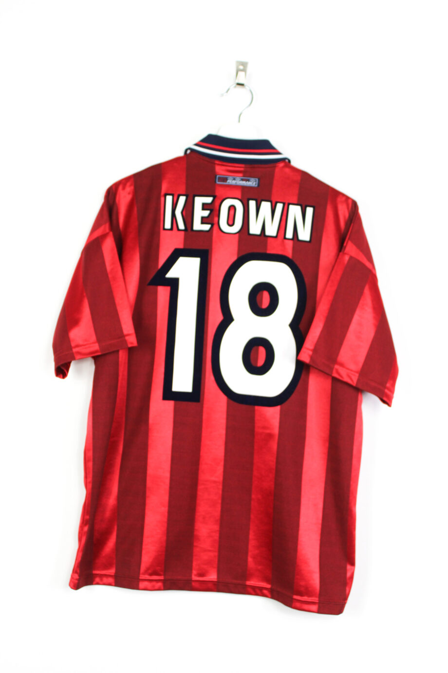 1997-99 England away jersey (#18 KEOWN) - M