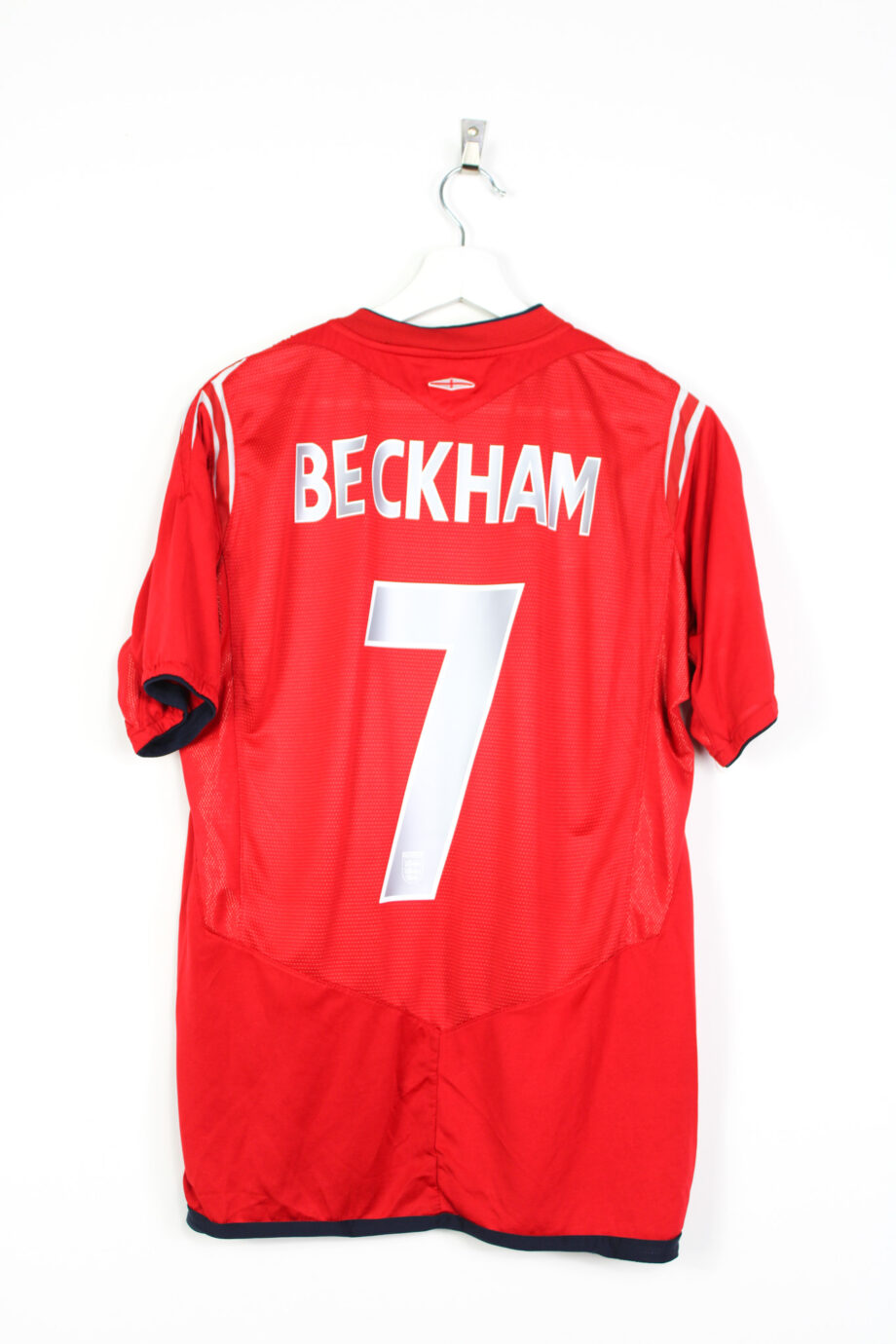 2004-06 England away jersey (#7 BECKHAM) - L