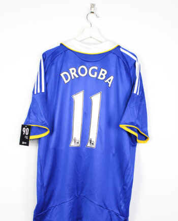 2008-09 Chelsea home jersey (#11 DROGBA) - XL