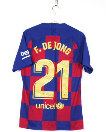 2019-20 FC Barcelona home jersey (#21 F. DE JONG) - M