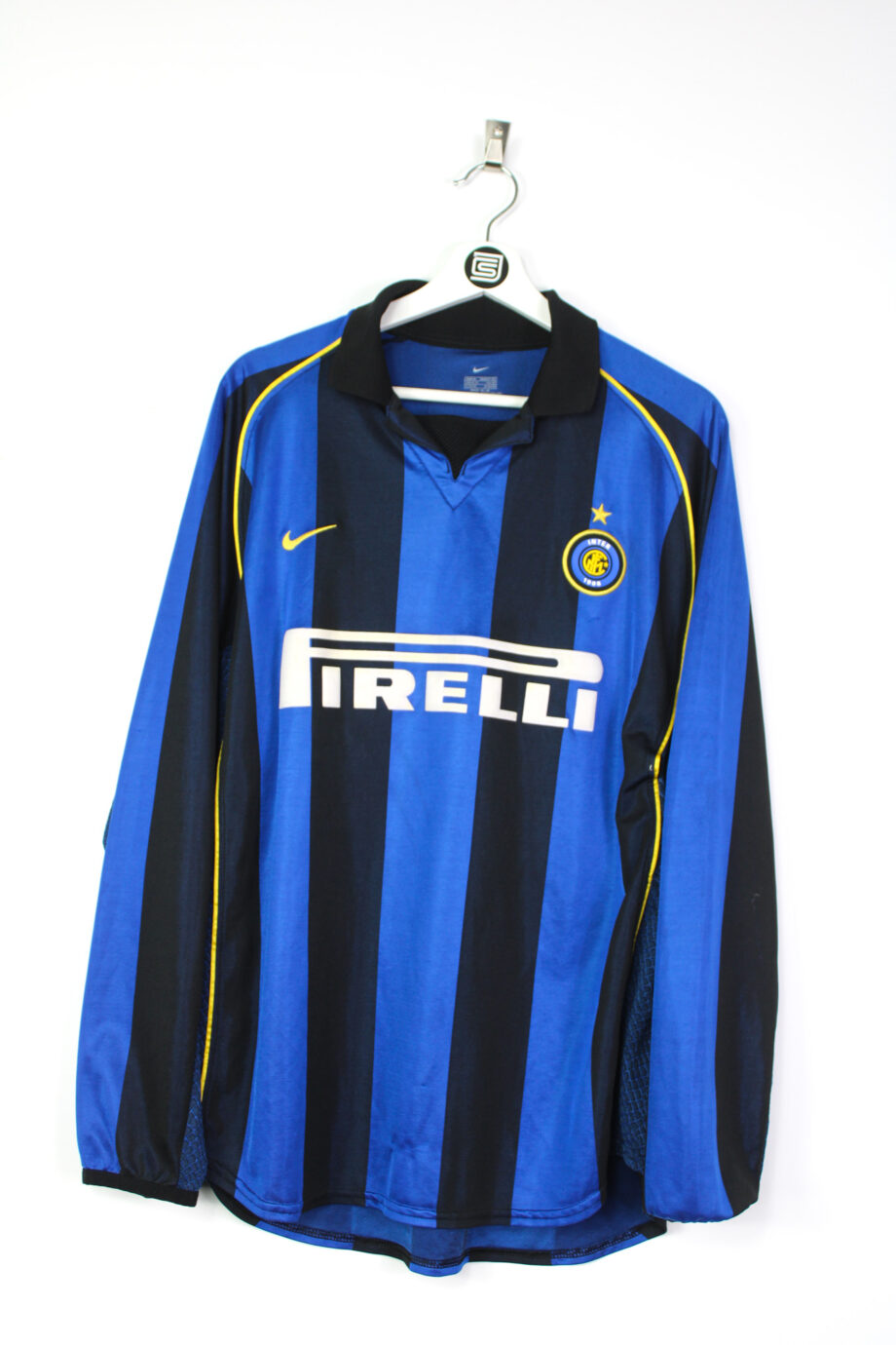 2001-02 Inter Milan *MATCH ISSUE* home jersey (#7) - XL