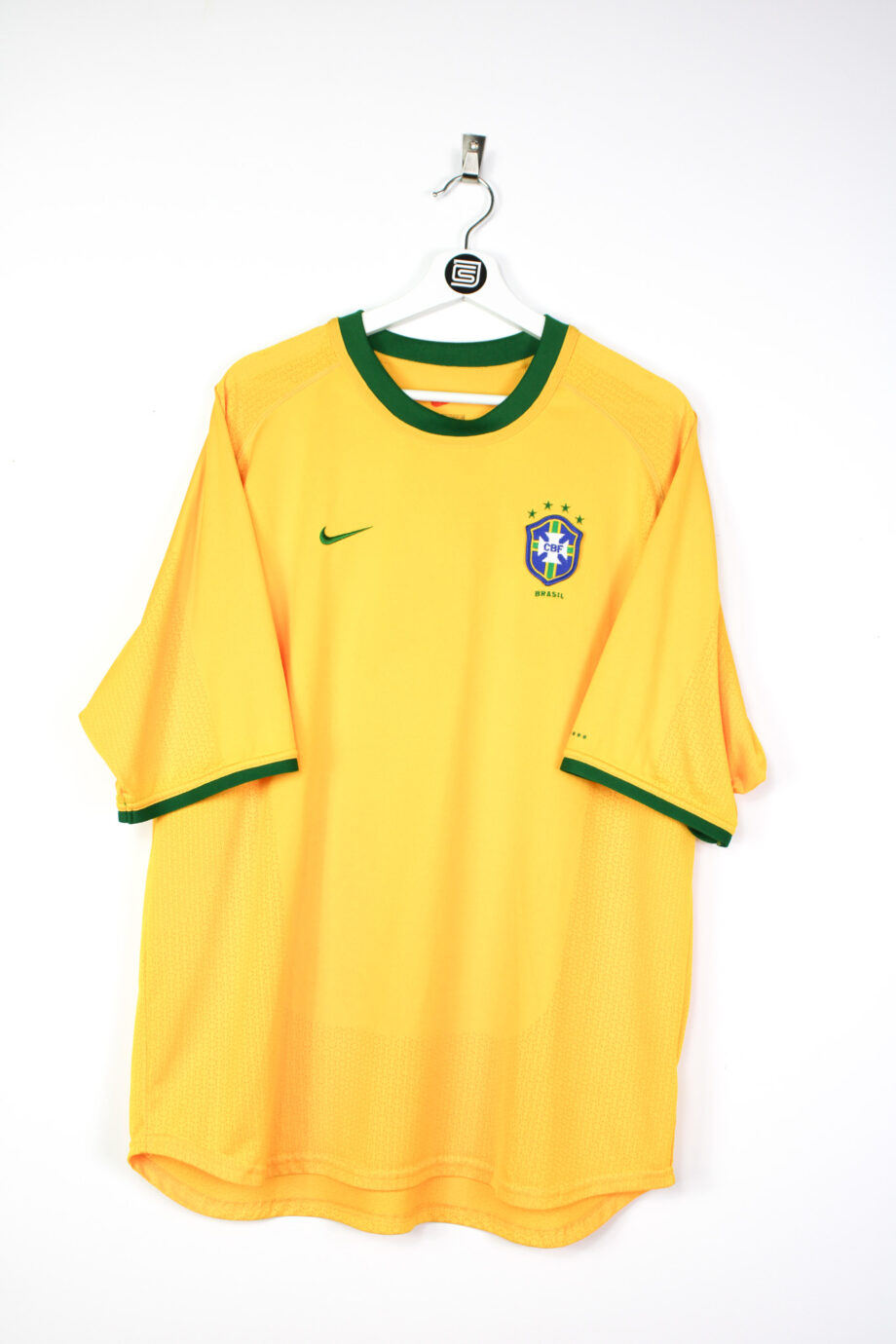 2000-02 Brazil home jersey (#9 RONALDO) - XL