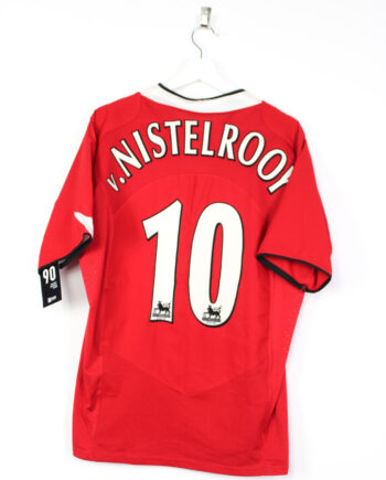 2004-06 Manchester United home jersey (#10 v. NISTELROOY) - L