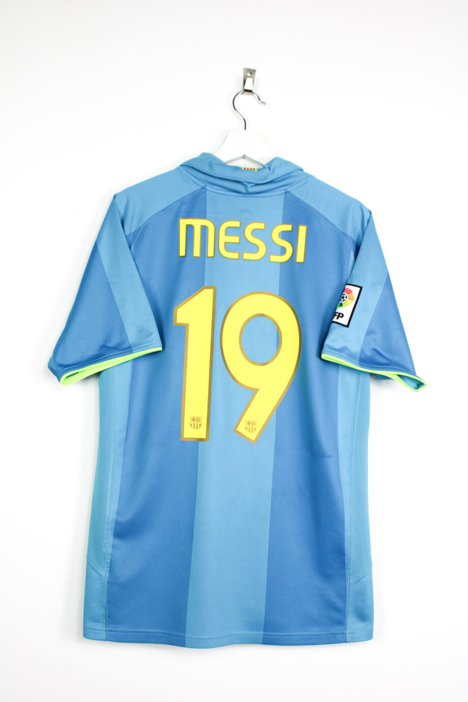 2007-08 FC Barcelona away jersey (#19 MESSI) - L