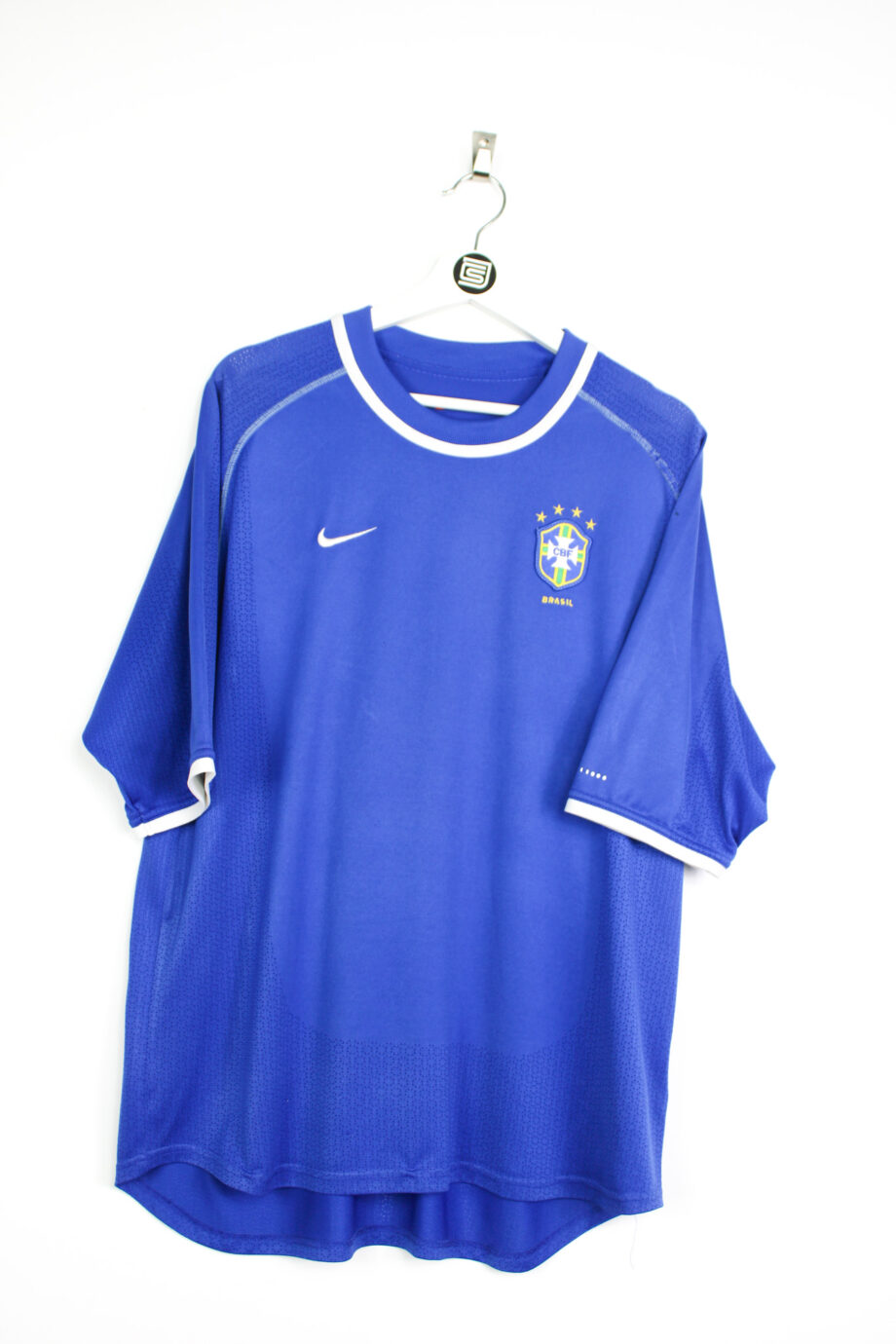 2000-02 Brazil away jersey (#9 RONALDO) - XL
