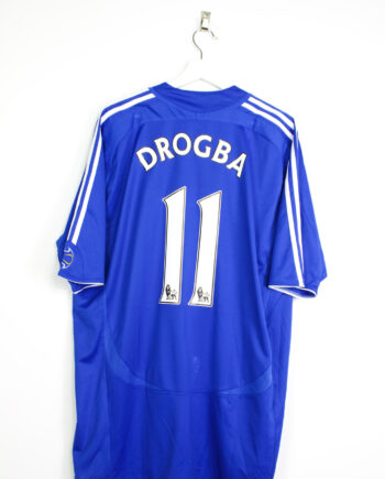 2006-08 Chelsea home jersey (#11 DROGBA) - XL