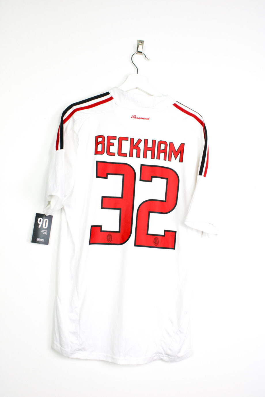2008-09 AC Milan away jersey (#32 BECKHAM) - L