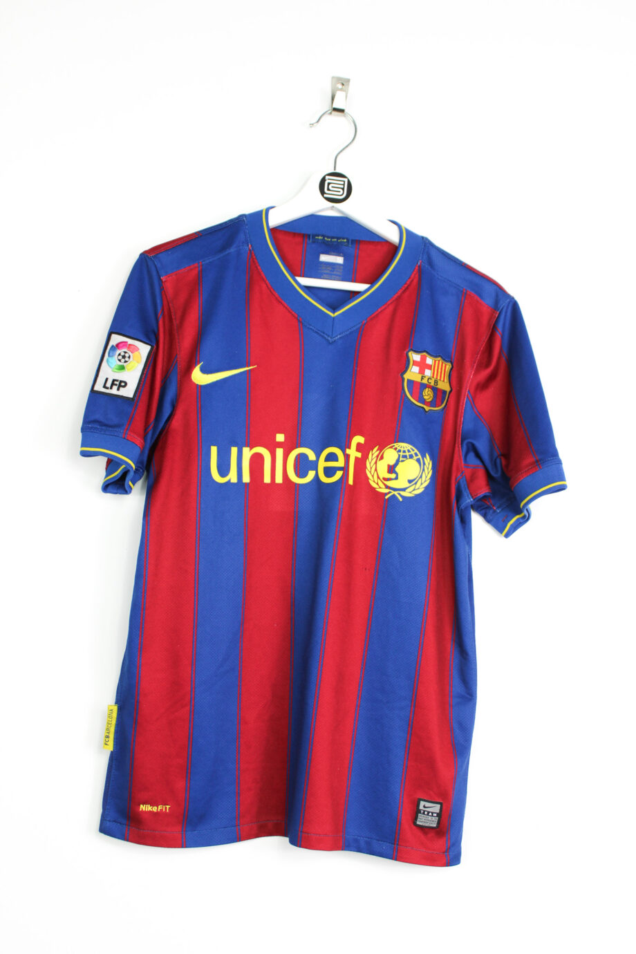 2009-10 FC Barcelona home jersey (#9 IBRAHIMOVIĆ) - S