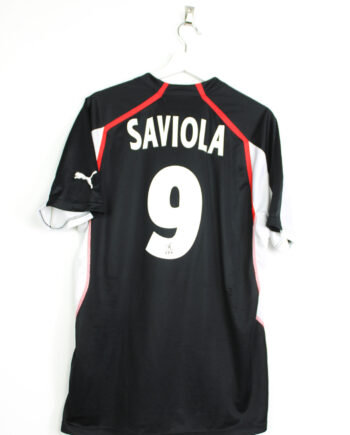 2004-05 AS Monaco away jersey (#9 SAVIOLA) - L