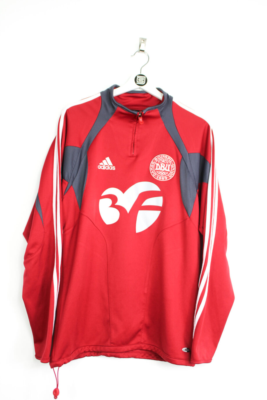 2005 Denmark 1/4 zip training top - M