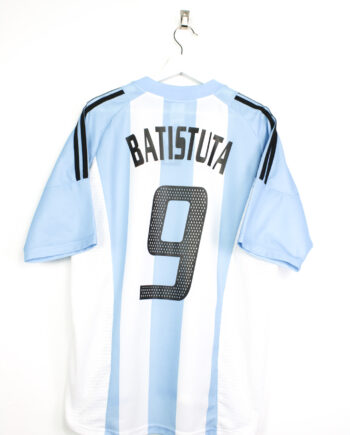 2002-04 Argentina home jersey (#9 BATISTUTA)  - L