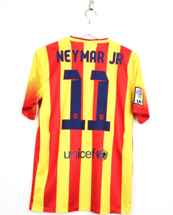 2013-14 FC Barcelona away jersey (#11 NEYMAR) - S