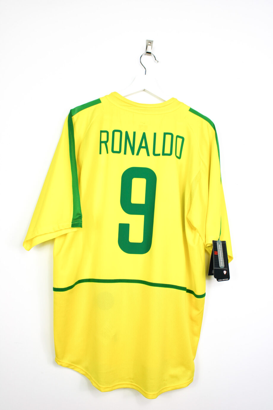 2002-04 Brazil *BNWT* home jersey (#9 RONALDO) - XL