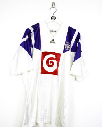 1992-93 RSC Anderlecht *MATCH WORN* UEFA CUP home jersey (#16 DE SART) - XL