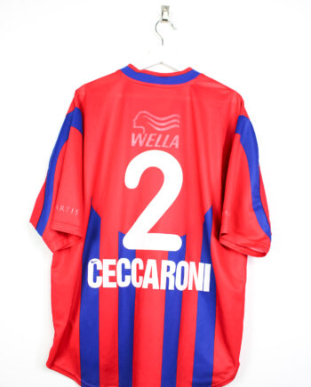 2000-01 FC Basel *SIGNED* home jersey (#2 CECCARONI) - XL