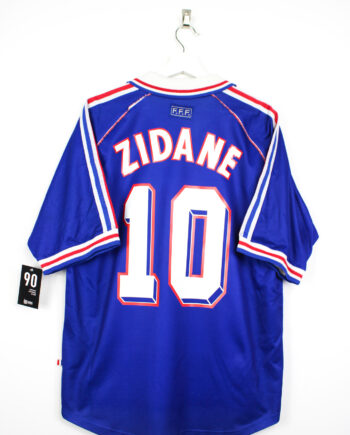 1998-00 France home jersey (#10 ZIDANE) - L