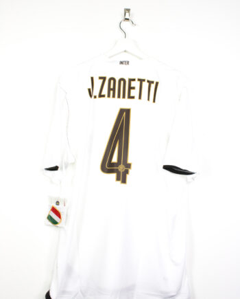 2008-09 Inter Milan *BNWT* away jersey (#4 J. ZANETTI) - XXL