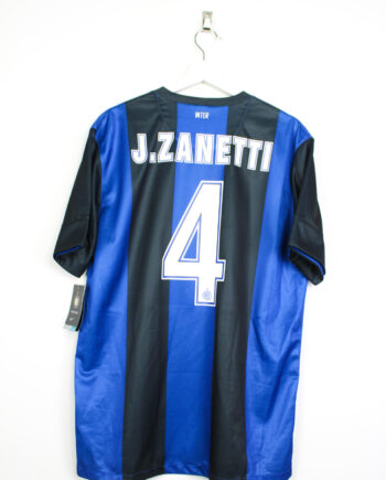 2012-13 Inter Milan *BNWT* home jersey (#4 J. ZANETTI) - L