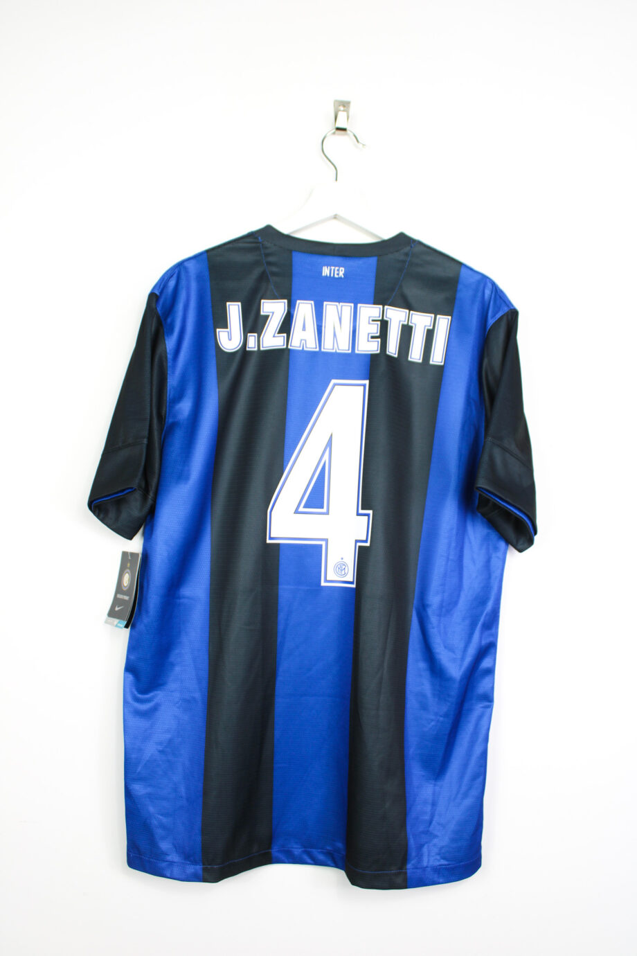 2012-13 Inter Milan *BNWT* home jersey (#4 J. ZANETTI) - L