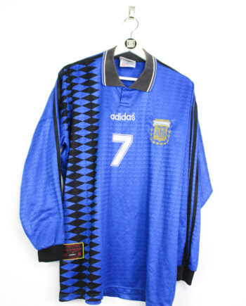 1994-95 Argentina L/S away jersey (#7) - L