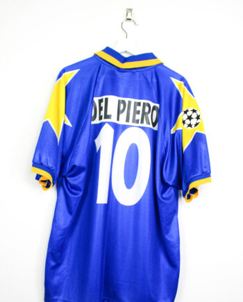 1995-96 Juventus *CHAMPIONS LEAGUE FINAL* away jersey (#10 DEL PIERO) - XL