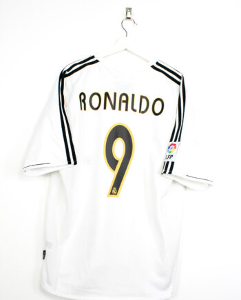 2003-04 Real Madrid home jersey (#9 RONALDO) - XL