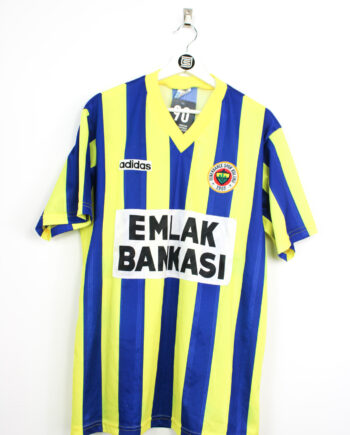 1995-96 Fenerbahçe *MATCH ISSUE* home jersey (#10 Okechukwu) - L