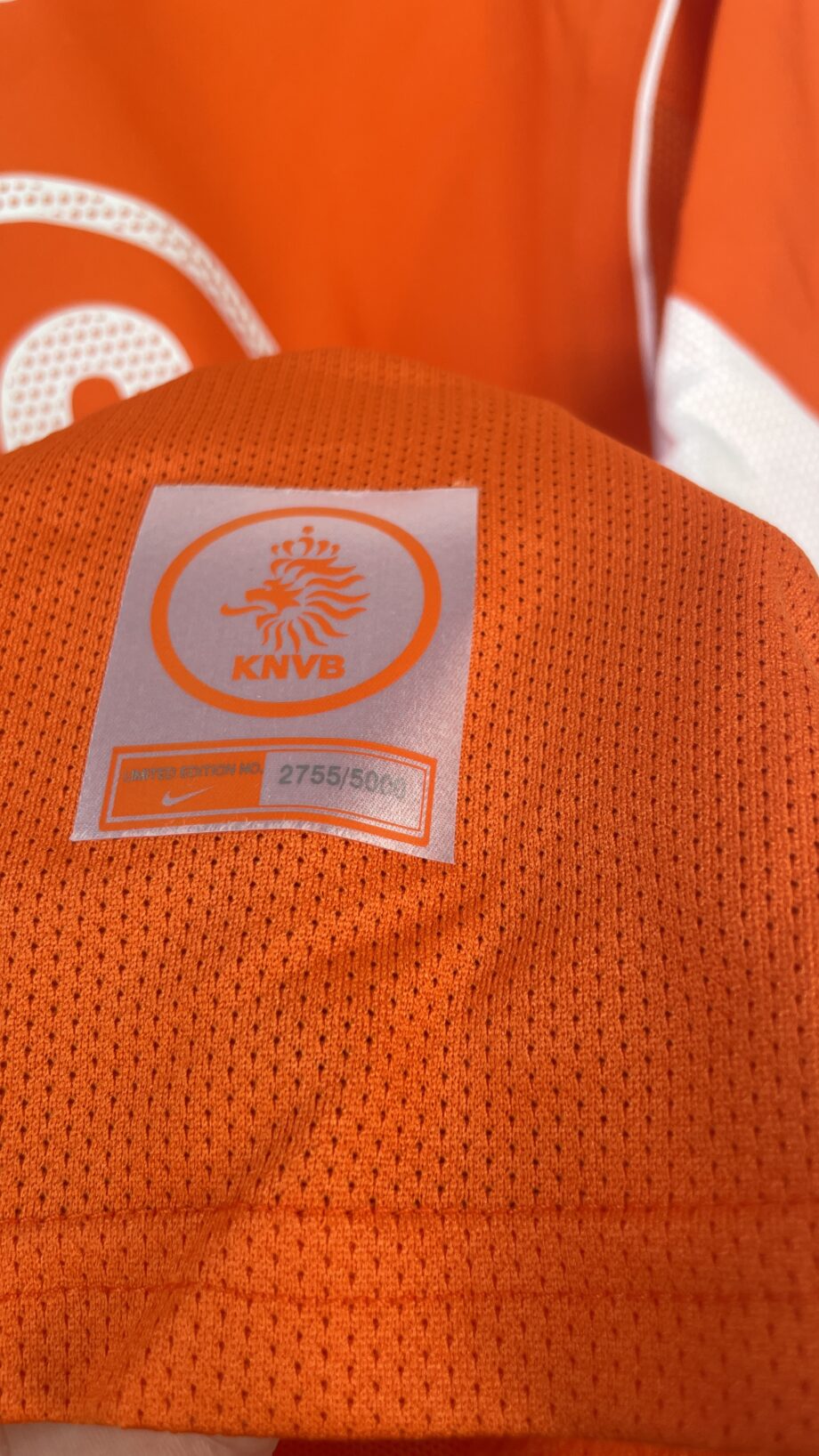 2004-06 Holland *LIMITED EDITION* home jersey (#10 V. NISTELROOY) - L