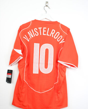 2004-06 Holland *LIMITED EDITION* home jersey (#10 V. NISTELROOY) - L