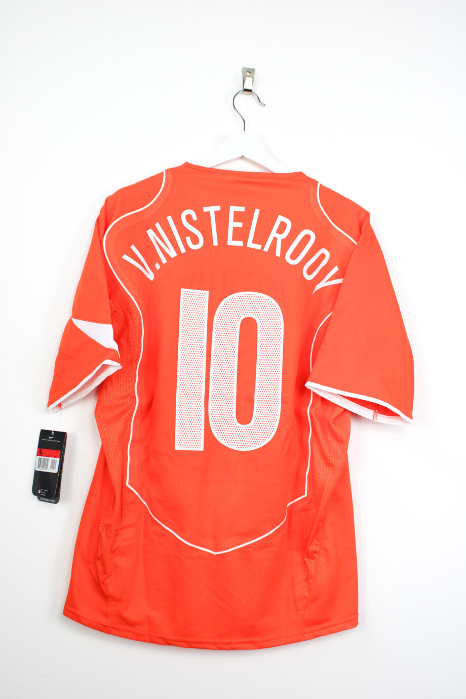 2004-06 Holland *LIMITED EDITION* home jersey (#10 V. NISTELROOY) - L