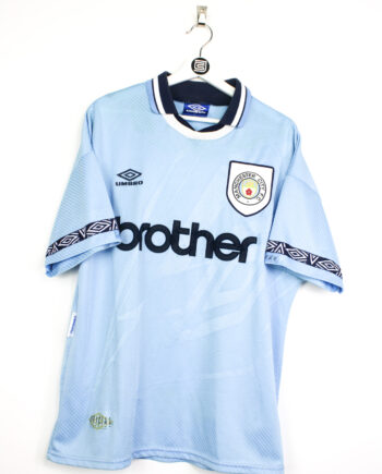 1993-95 Manchester City home jersey - L