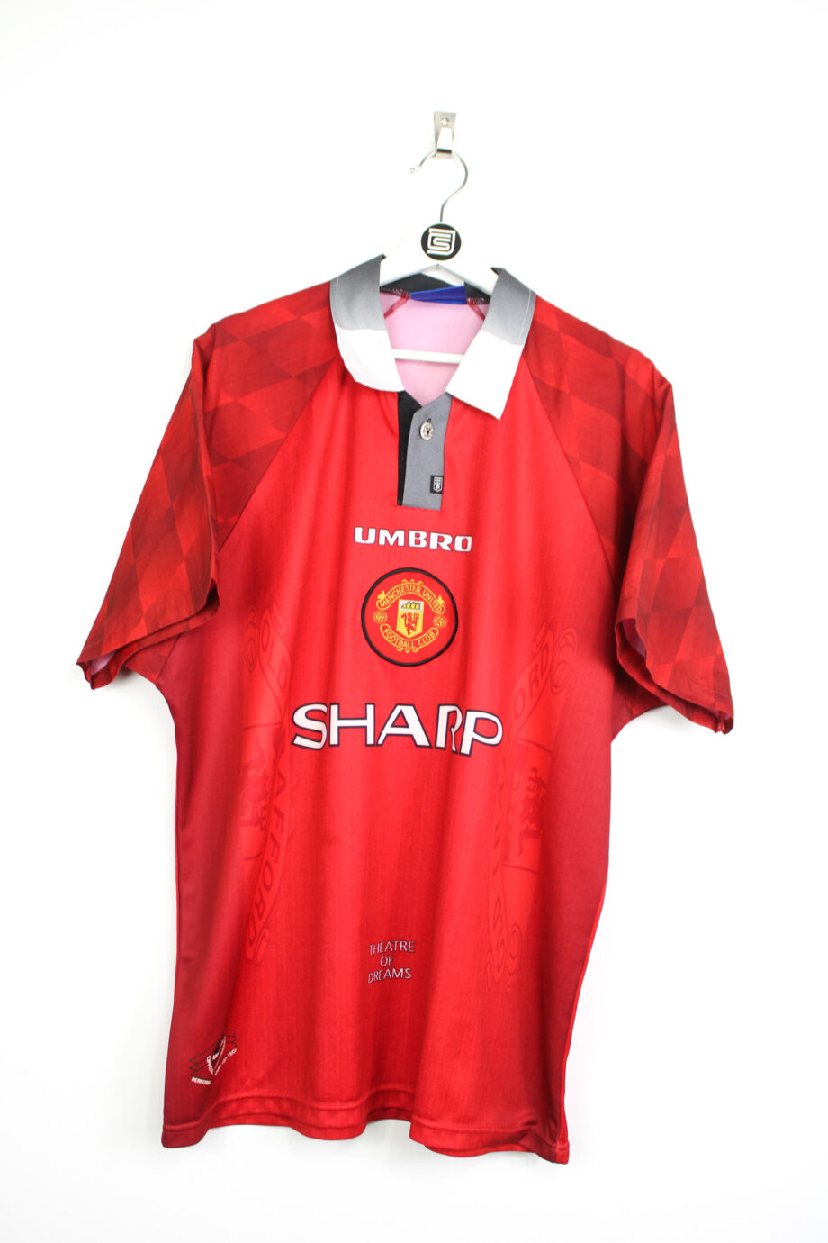 1996-98 Manchester United home shirt - L