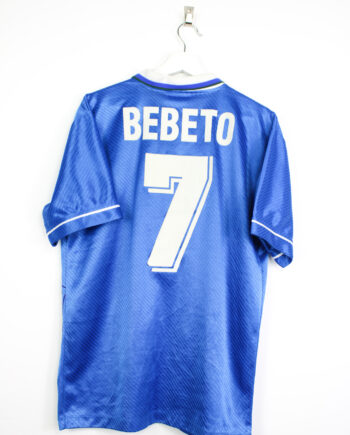 1994-97 Brazil away jersey (#7 BEBETO) - M