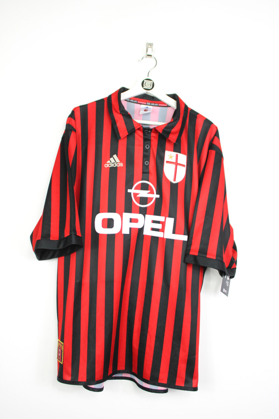 1999-00 AC Milan *CENTENARY* home jersey (#3 MALDINI) - XXL