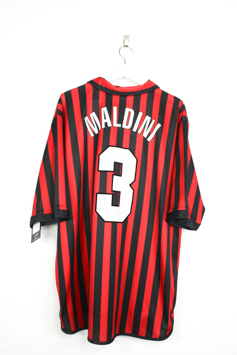 1999-00 AC Milan *CENTENARY* home jersey (#3 MALDINI) - XXL