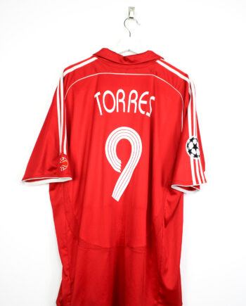 2007-08 Liverpool FC home jersey (#9 TORRES) - XL