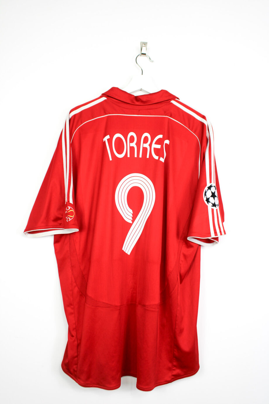 2007-08 Liverpool FC home jersey (#9 TORRES) - XL